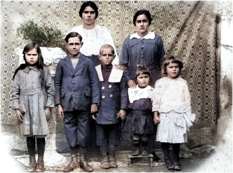 LA FAMIGLIA DI GIUSEPPE RICCETTI